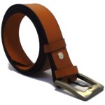 Ceinture en cuir pleine fleure