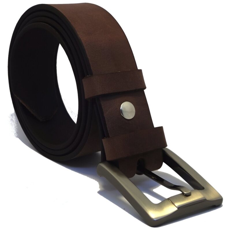 Ceinture en cuir pleine fleure