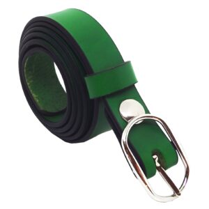 Ceinture en cuir pleine fleure