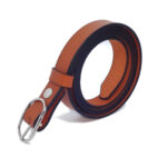 Ceinture en cuir pleine fleure