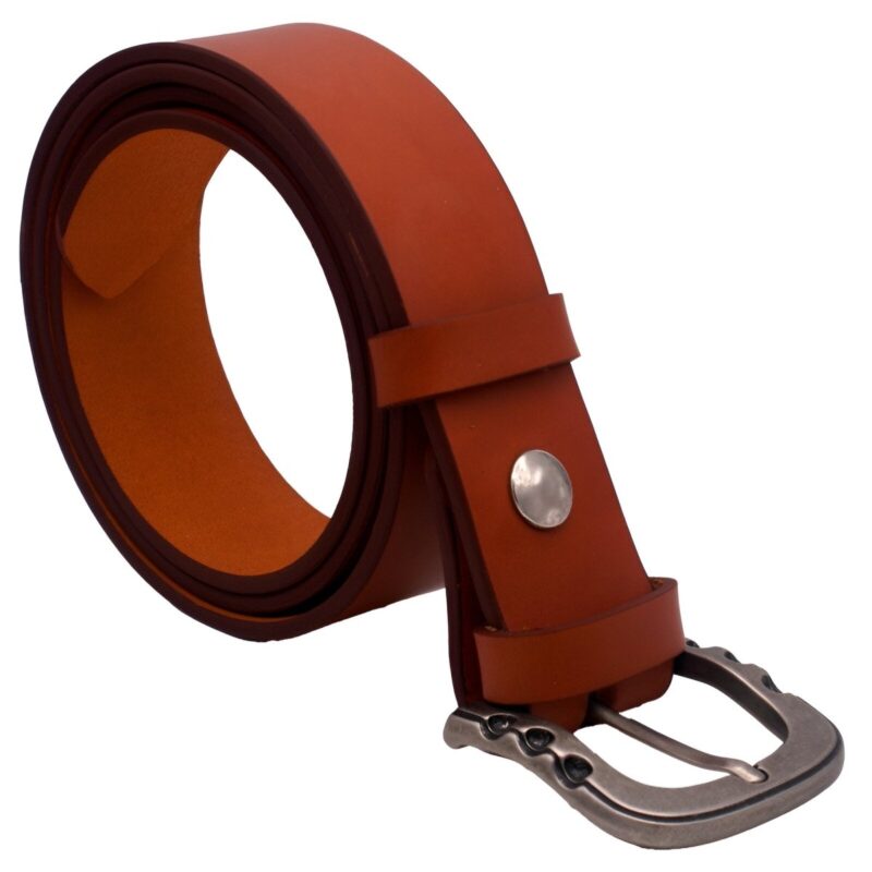 Ceinture en cuir pleine fleure