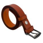 Ceinture en cuir pleine fleure