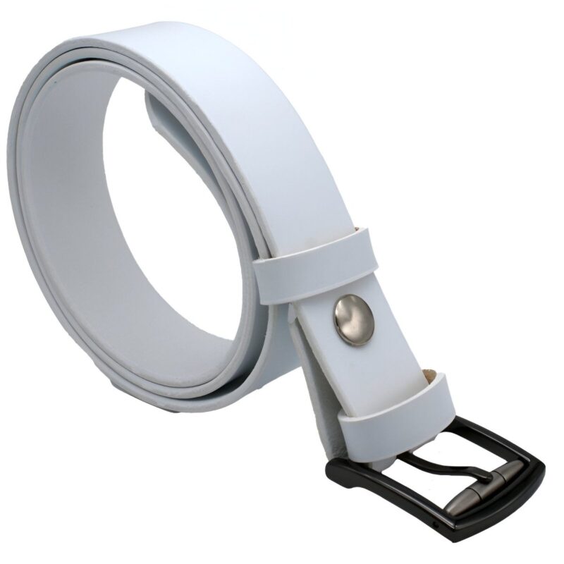 Ceinture en cuir pleine fleure