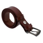 Ceinture en cuir pleine fleure