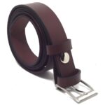 Ceinture en cuir pleine fleure