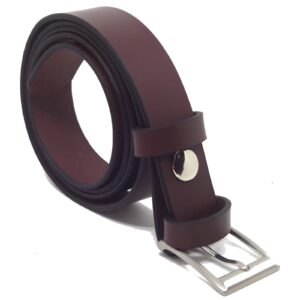 Ceinture en cuir pleine fleure