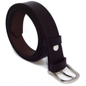 Ceinture en cuir pleine fleure