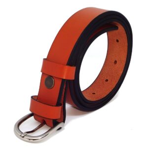 Ceinture en cuir pleine fleure