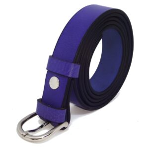 Ceinture en cuir pleine fleure