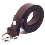 Ceinture en cuir pleine fleure