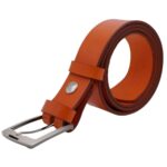 Ceinture en cuir pleine fleure