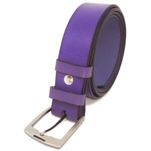 Ceinture en cuir pleine fleure