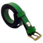 Ceinture en cuir pleine fleure