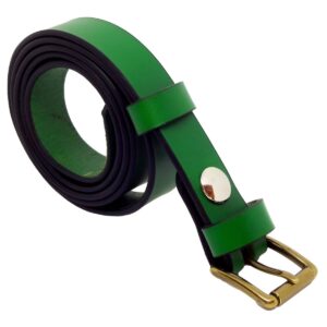 Ceinture en cuir pleine fleure