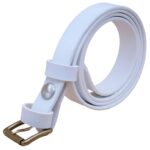 Ceinture en cuir pleine fleure