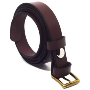 Ceinture en cuir pleine fleure