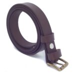 Ceinture en cuir pleine fleure