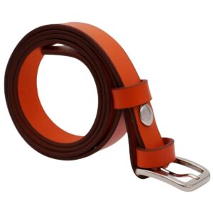 Ceinture en cuir pleine fleure