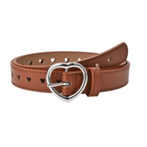 Ceinture pour fille avec boucle en coeur
