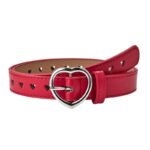 Ceinture pour fille avec boucle en coeur