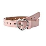 Ceinture pour fille avec boucle en coeur