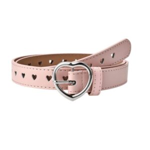 Ceinture pour fille avec boucle en coeur
