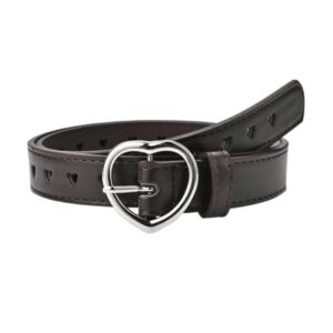 Ceinture pour fille avec boucle en coeur