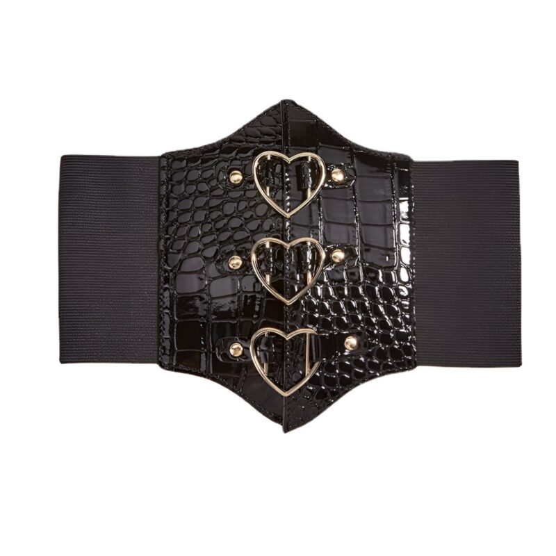 Heart-shaped Buckle Corset Belt