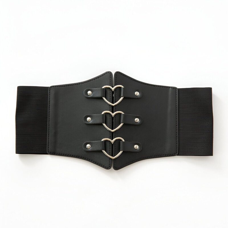 Heart-shaped Buckle Corset Belt