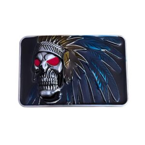 Indian Skull Belt Buckle