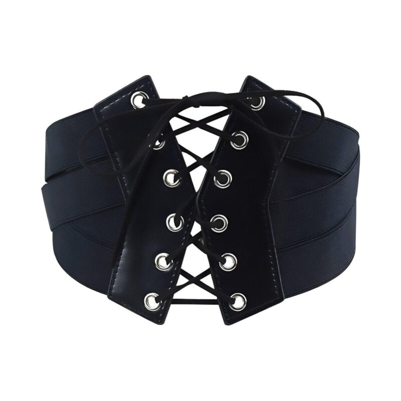 Jayden Model Corset Belt with Interlacing Straps