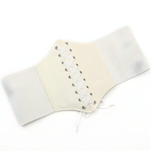 Ceinture corset unie à lacet