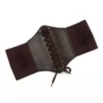 Ceinture corset unie à lacet