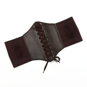 Ceinture corset unie à lacet