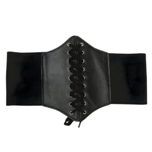 Kayla Lace-Up Plain Corset Belt