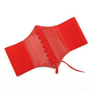Ceinture corset unie à lacet