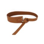 Ceinture à nouer modèle Thanusa - Marron / 80-105 cm (Taille Unique)