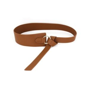 Ceinture à nouer modèle Thanusa - Marron / 80-105 cm (Taille Unique)