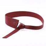 Ceinture à nouer modèle Thanusa - Rouge / 80-105 cm (Taille Unique)
