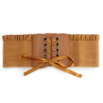 Ceinture corset à lacets avec œillets