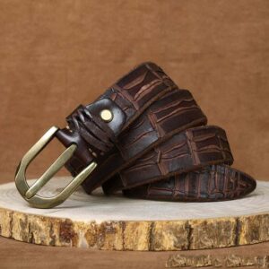 Ceinture en cuir pour homme