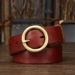 Ceinture en cuir pour femme