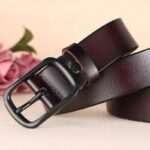 Ceinture en cuir pour femme