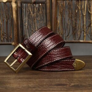 Ceinture en cuir pour femme ou homme
