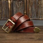 Ceinture en cuir pour femme ou homme