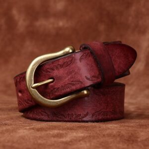 Ceinture en cuir pour femme ou homme