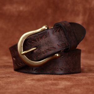 Ceinture en cuir pour femme ou homme