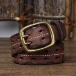 Ceinture en cuir pour femme ou homme