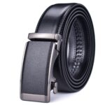 Ceinture de costume avec boucle automatique noire