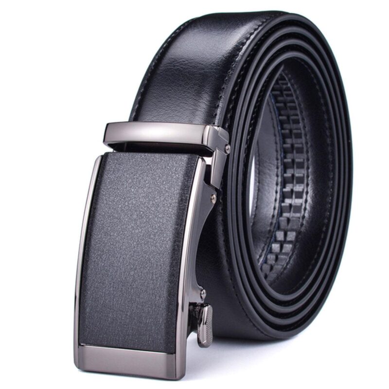 Ceinture de costume avec boucle automatique noire